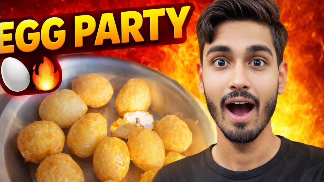 Aaj egg ka party kar raha hai with family 😯
