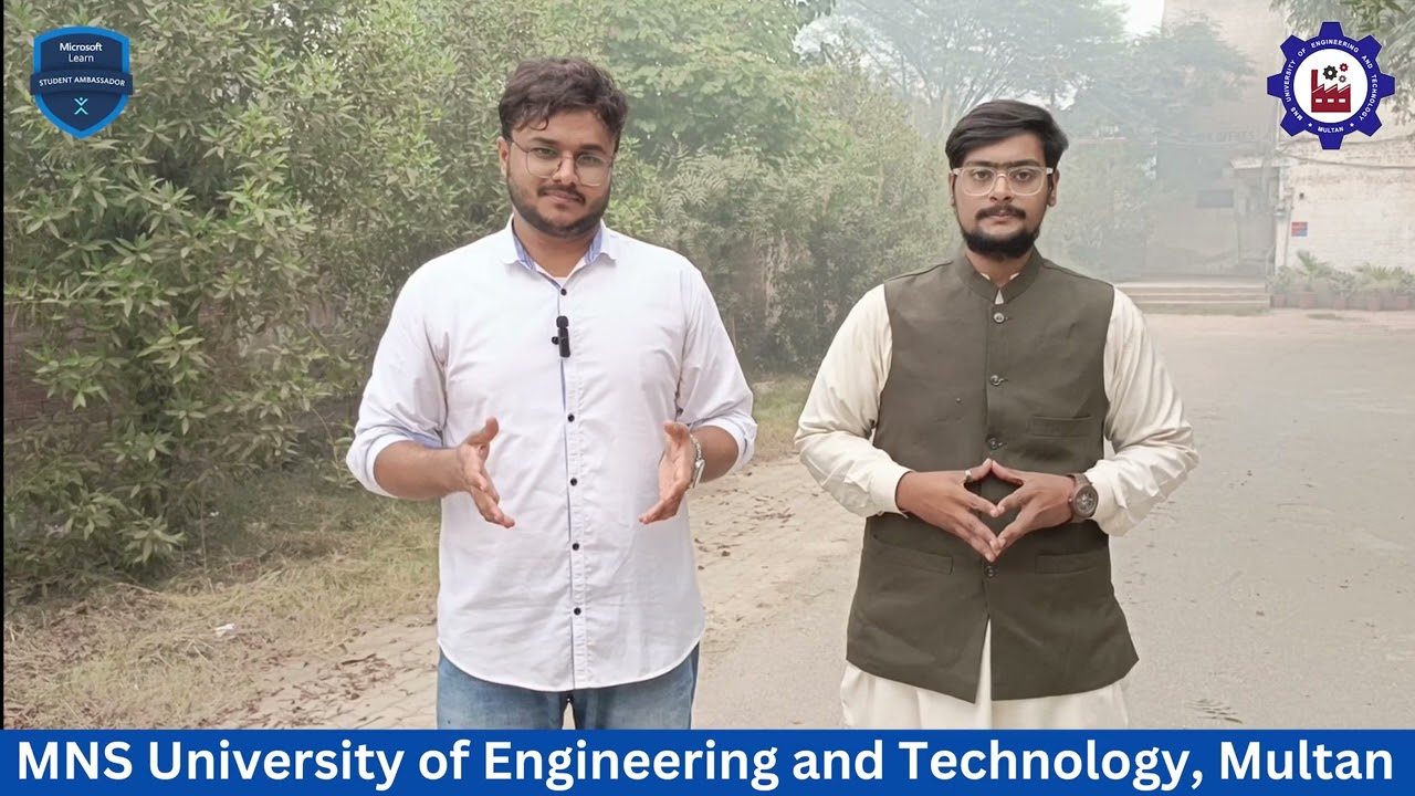 Mr. Daud & Mr. Zain, Ambassadors of Microsoft -MLSA X MNS UET @EngrDrAsimUmer #multan #hecpakistan