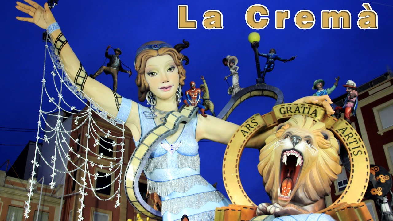 La Cremà 2015 Las Fallas En Valencia