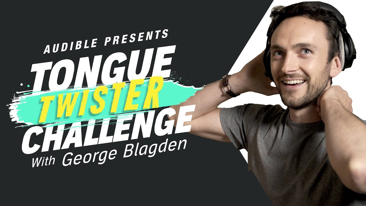 George Blagden I Audible Tongue Twister Challenge