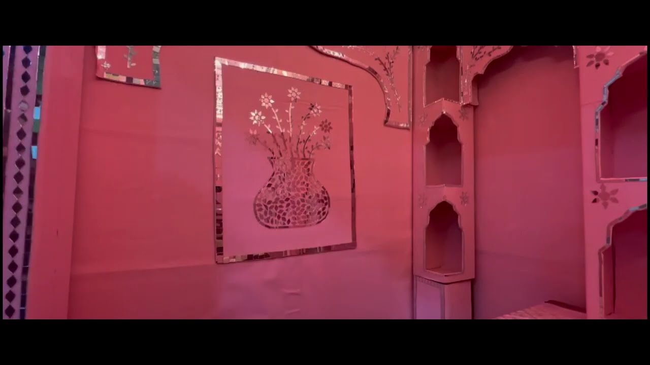 Making of Sheesh Mahal | Ganpati Decoration | Mane Family Ganpati 2024