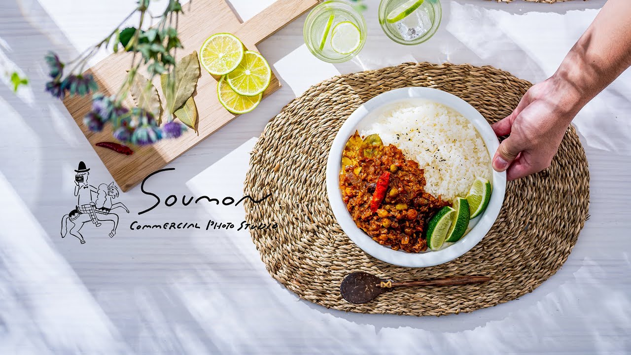 スタジオ撮影手帖 #27【おせちもいいけどカレーもね 直射日光ライティング 料理撮影・FoodPhotography】