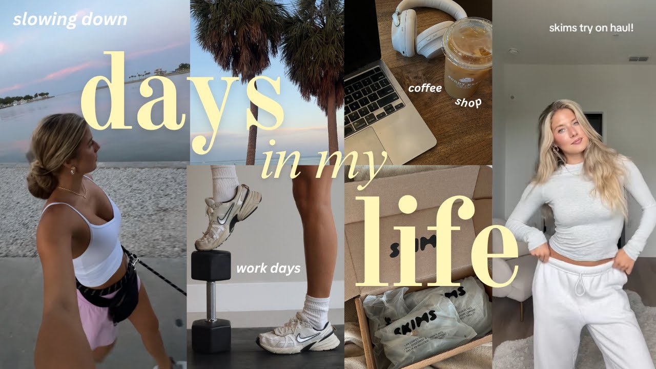 VLOG: learning to live slower, honest chats & feeling vulnerable +  SKIMS HAUL!