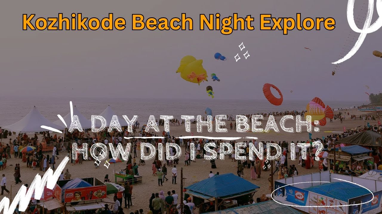 Calicut Beach Night Market Walk | Kozhikode Night View Vibes!