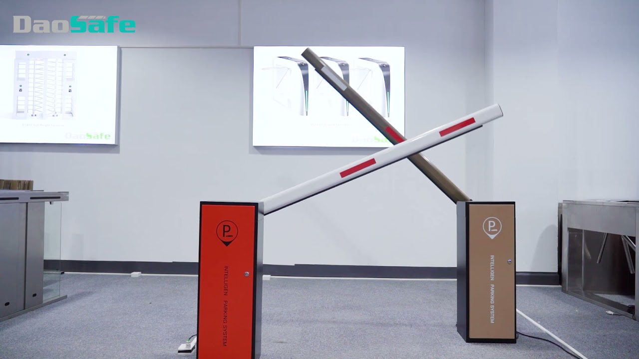 Parking Gate--Daosafe DS717 And DS718 Barrier Gate With Remote Control Solution