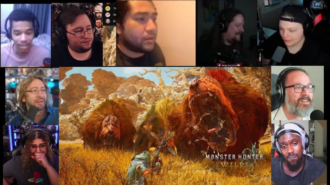 MONSTER HUNTER WILDS GAMEPLAY TRAILER | reaction mashup
