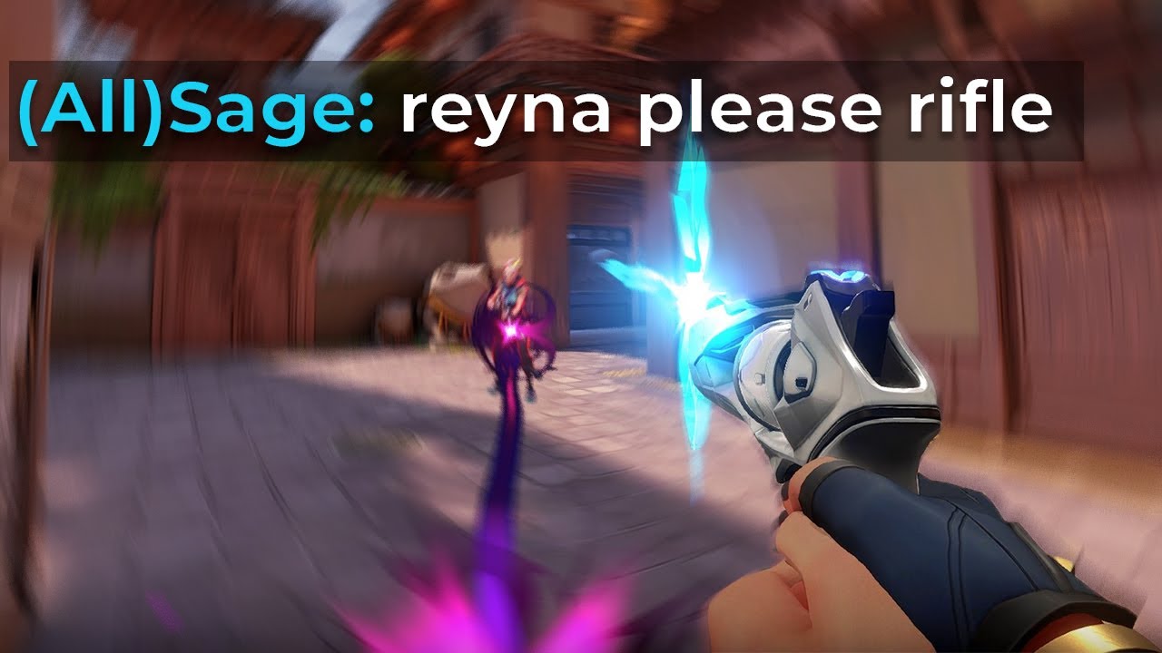 My team begs me to Rifle but I'm Sheriff Only Reyna...