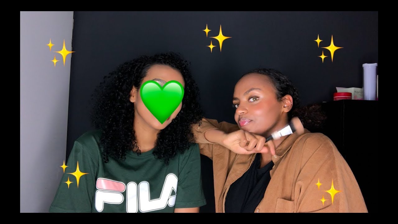 BEST FRIEND DOES MY MAKE UP TAG | Lilian Tseggai