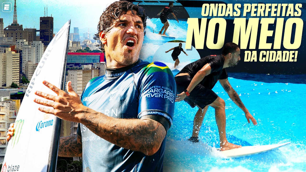 TESTAMOS A PISCINA DE ONDAS PERFEITAS DO GABRIEL MEDINA! MUITO SURFE NO MEIO DE SÃO PAULO