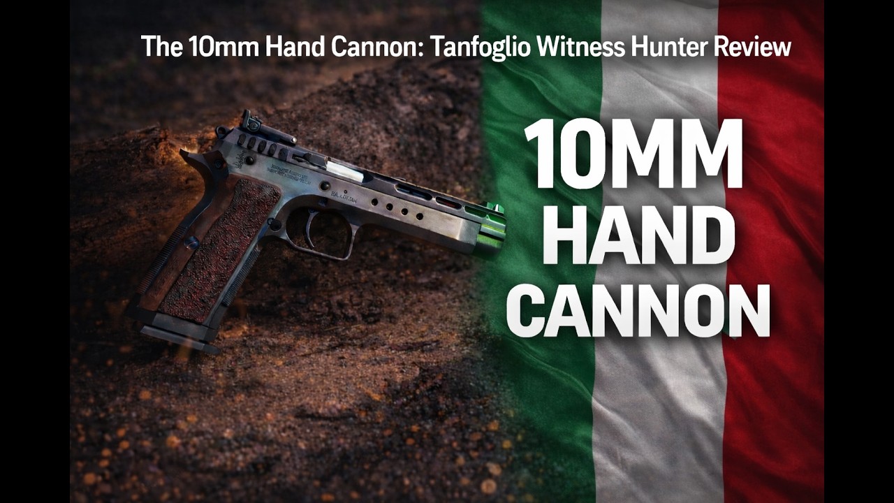 10-мм ручной пистолет: обзор Tanfoglio Witness Hunter