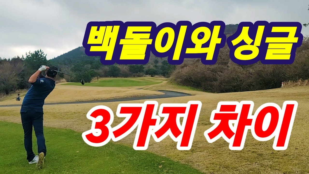 3가지 야매기술 ㅡ싱글핸디 유지방법