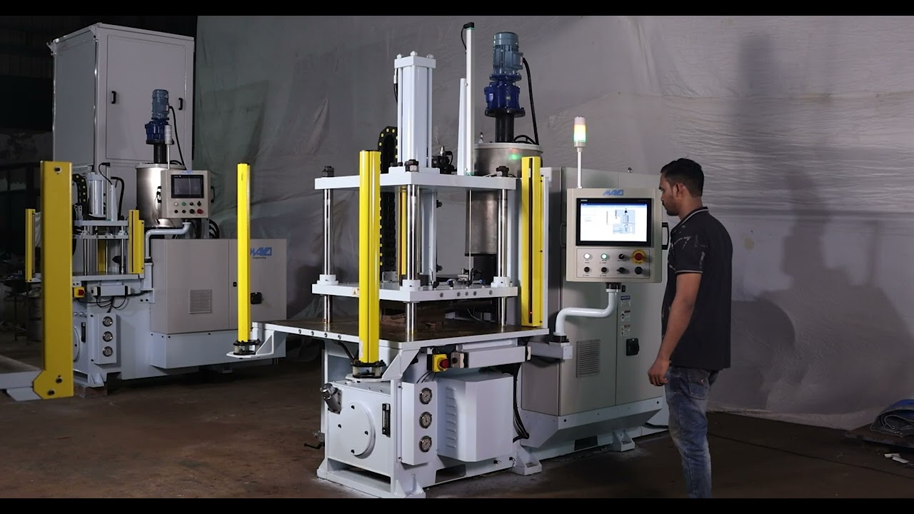 Mayo Engineering 20 Tonne Wax and Ceramic Core Injector Video