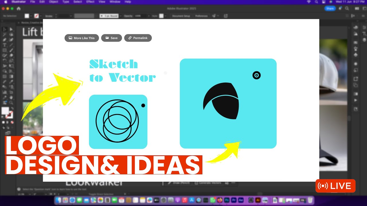 Logo design process and ideas 💡 NAF creative is live!