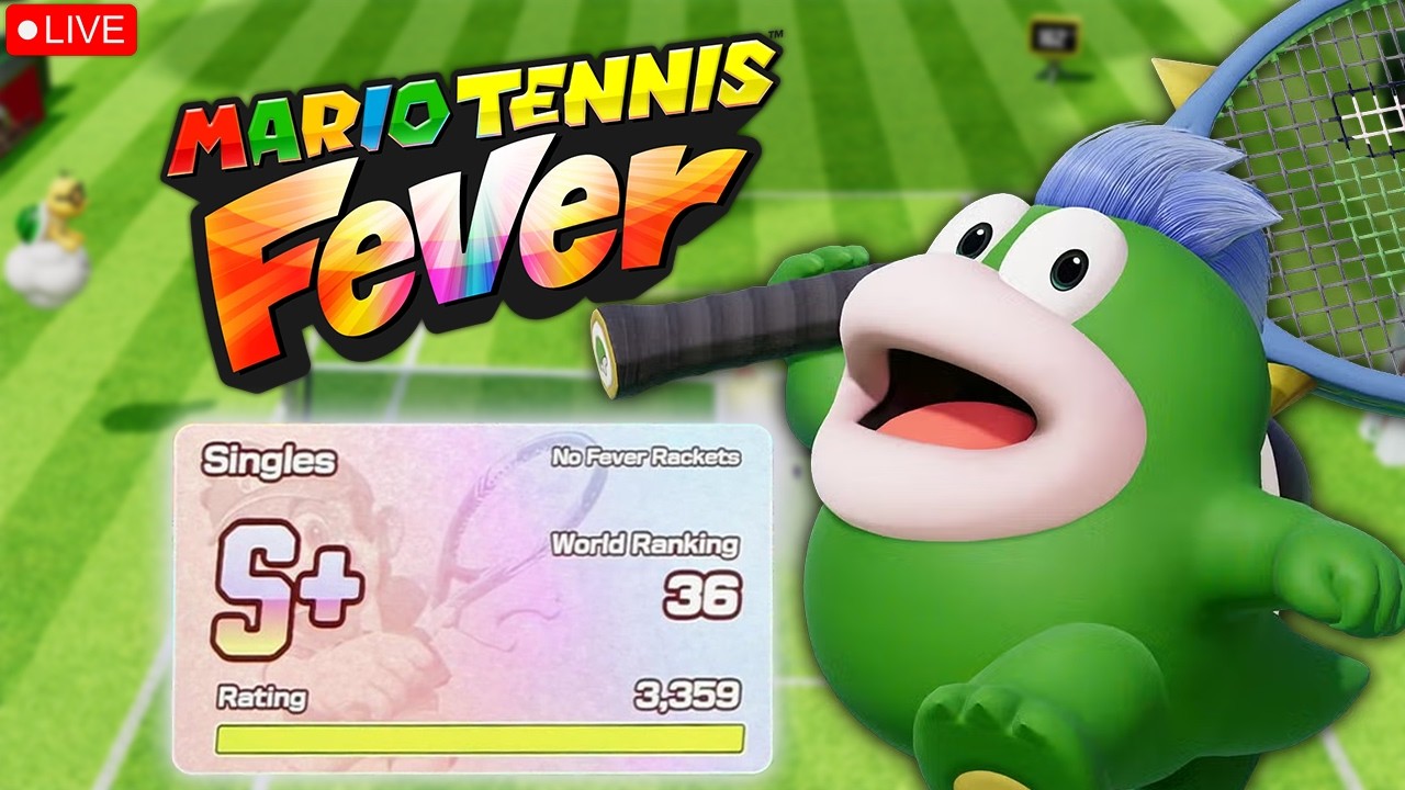 Getting BACK To S- Cuz Of Rank Reset 😔【🔴Mario Tennis Fever】