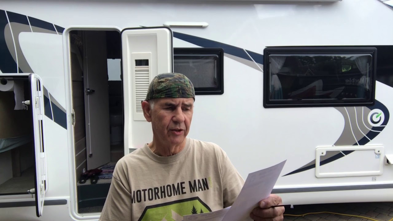 Weighing a Motorhome