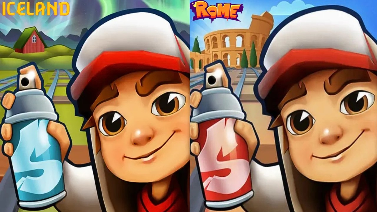 Subway Surfers: Iceland 2024 🆚 Rome 2026 | Map Comparison!