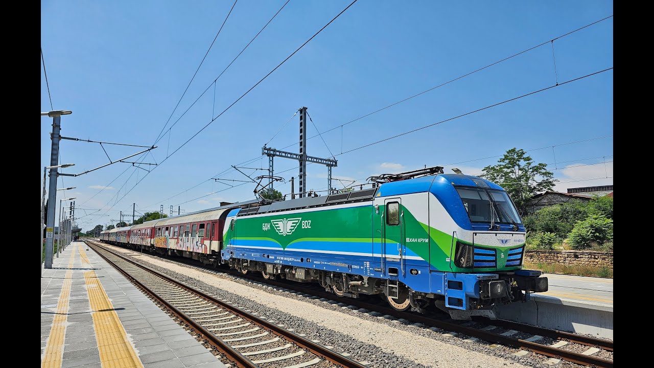 🇧🇬 Cab Ride: [4K] 🆕 Plovdiv - Filipovo - Chirpan 🚆 Siemens Smartron 🤩 BDZ-PP