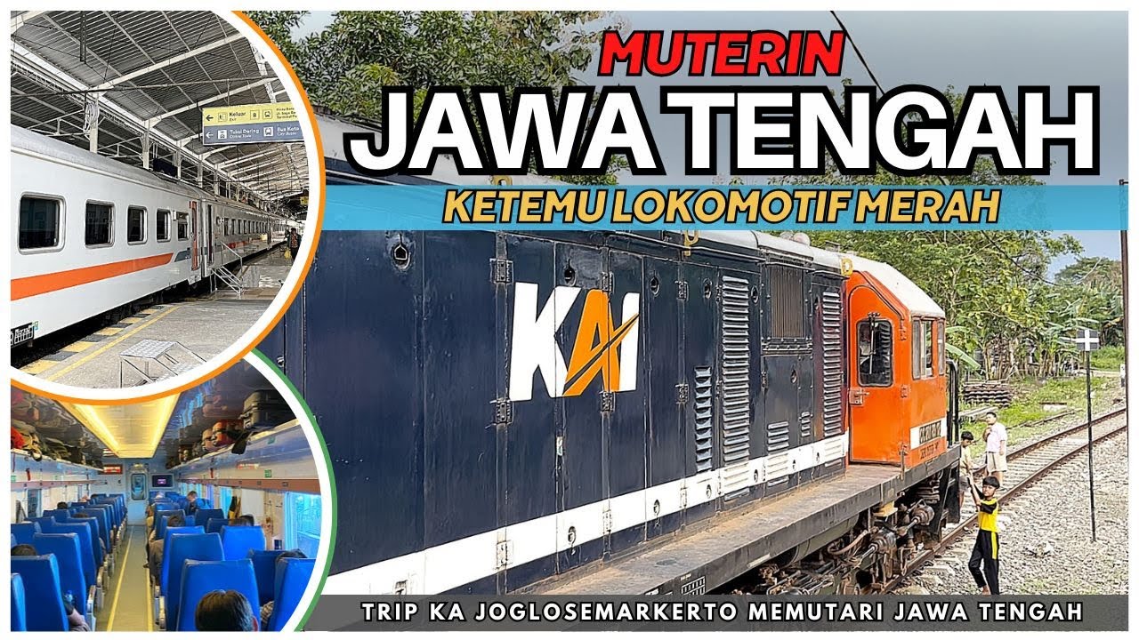 DARI PURWOKERTO KE SOLO - MUTERIN JAWA TENGAH DULU | Trip KA Joglosemarkerto Ekonomi New Generation