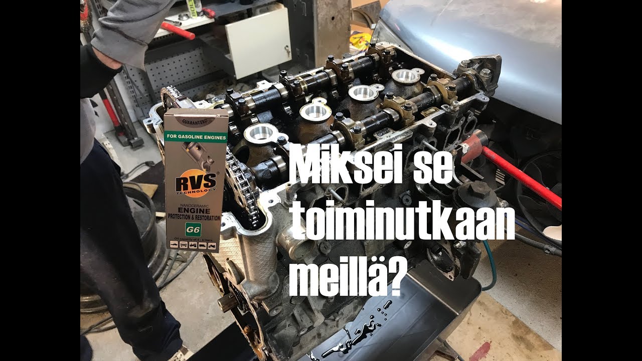 Opelin moottorin RVS käsittely
