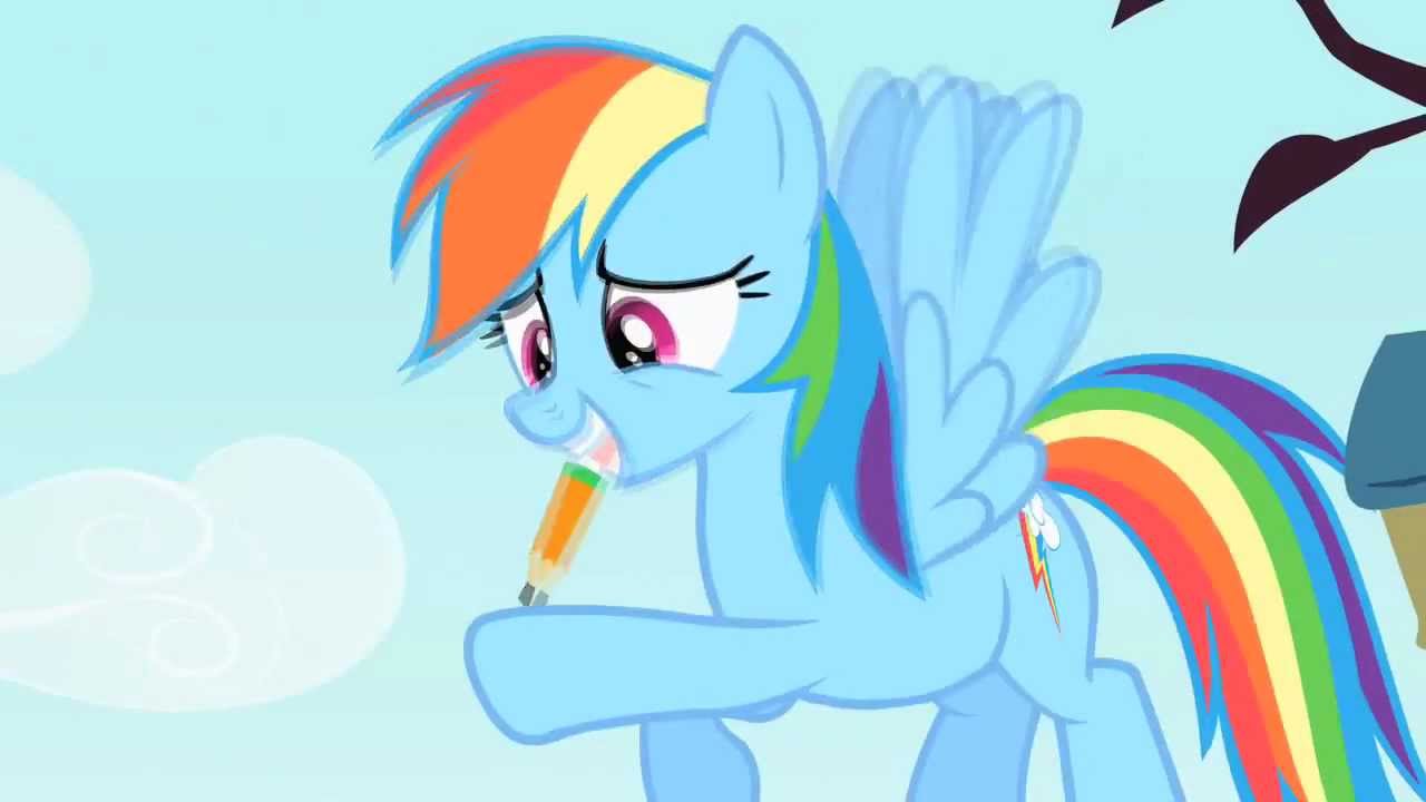 Rainbow Dash - Uh, look at the time! We'd really better get going.