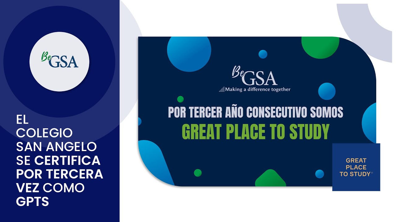 El Gimnasio San Angelo logra su tercera certificación como un Great Place to Study