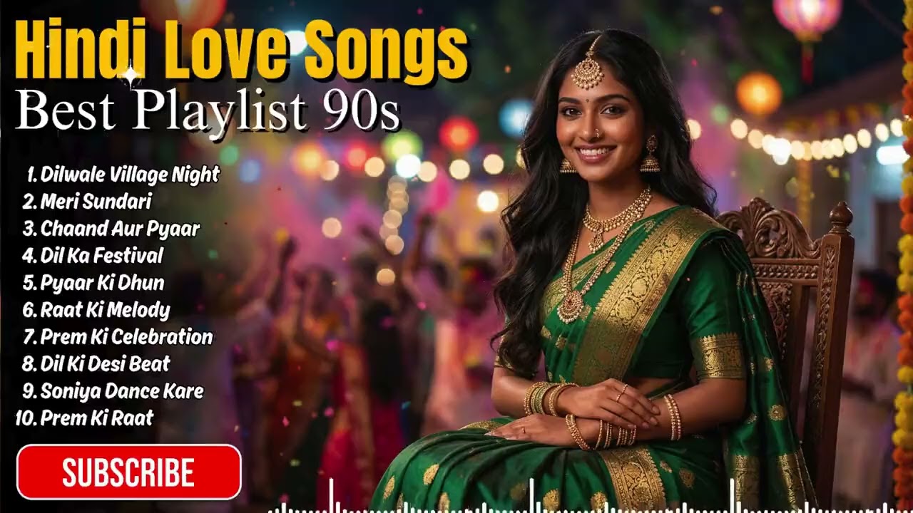 Evergreen 90’s Hindi Romantic Songs – Bollywood Hits Playlist