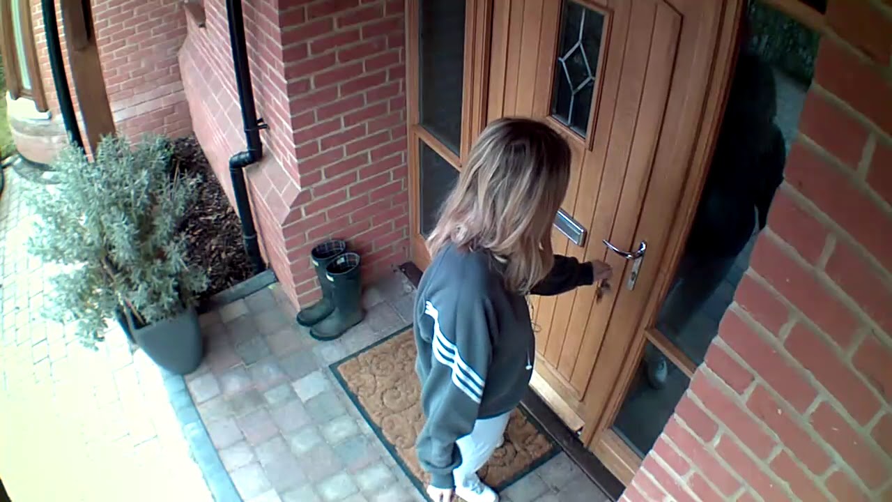 Caught on CCTV - Girl takes dog on a walk & excited dog drags her - girl goes flying #Shorts