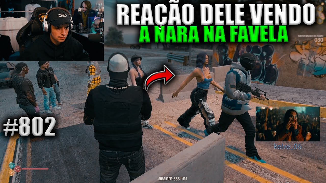 NARA NA FAVELA DO LEVI LANIK! EP 802