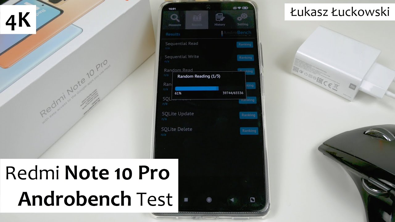 Redmi Note 10 Pro Androbench | Test