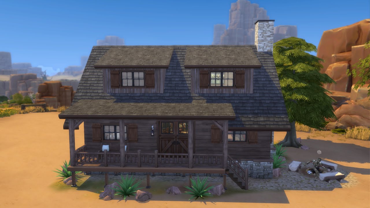 The Sims 4 Gallery Lots   ep# 454    Big Sky Reach      (horse ranch)