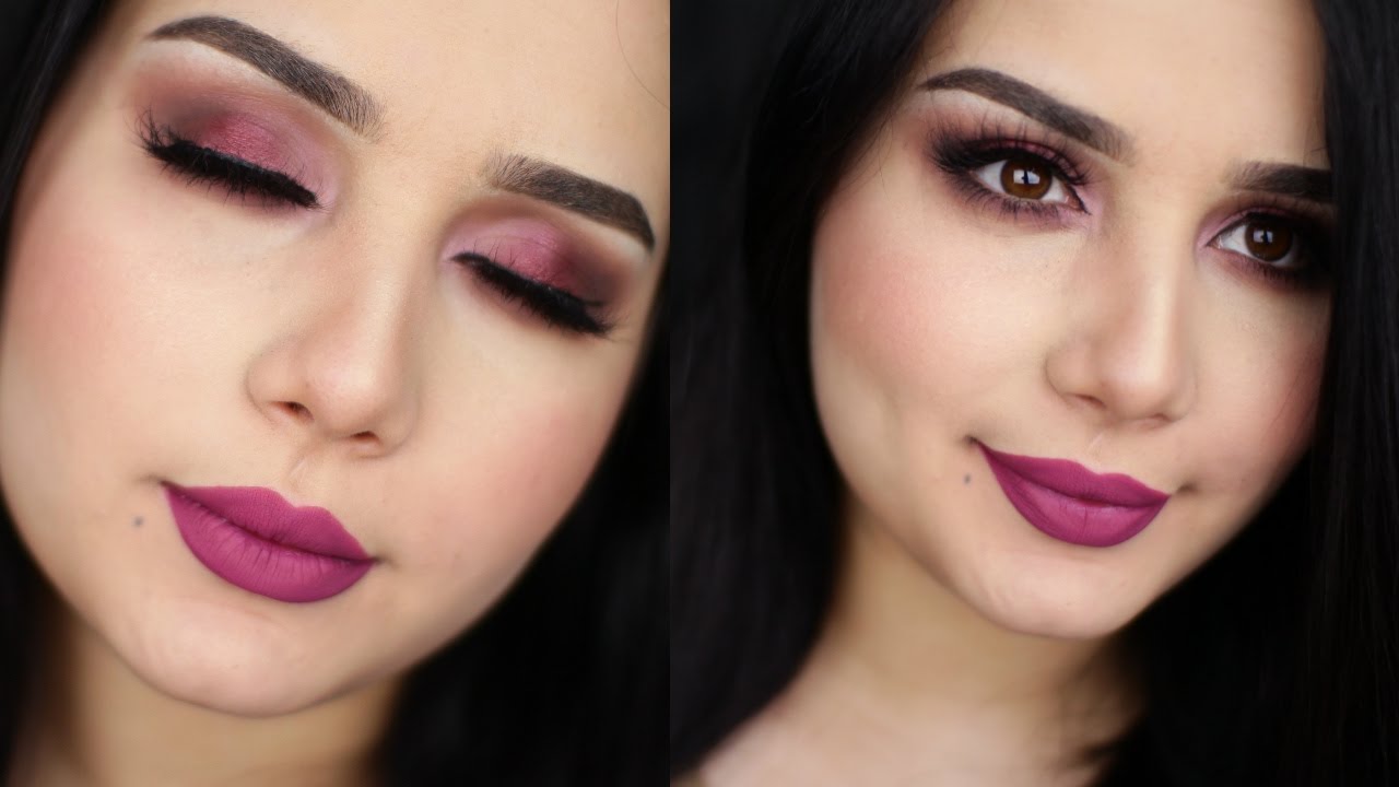 خطوات مكياج زهري جدا راقي | Step By Step Makeup Tutorial