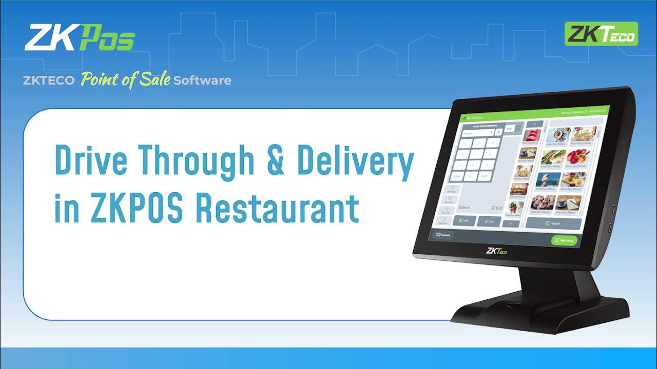 Drive Through and Delivery in ZKPOS Restaurant
