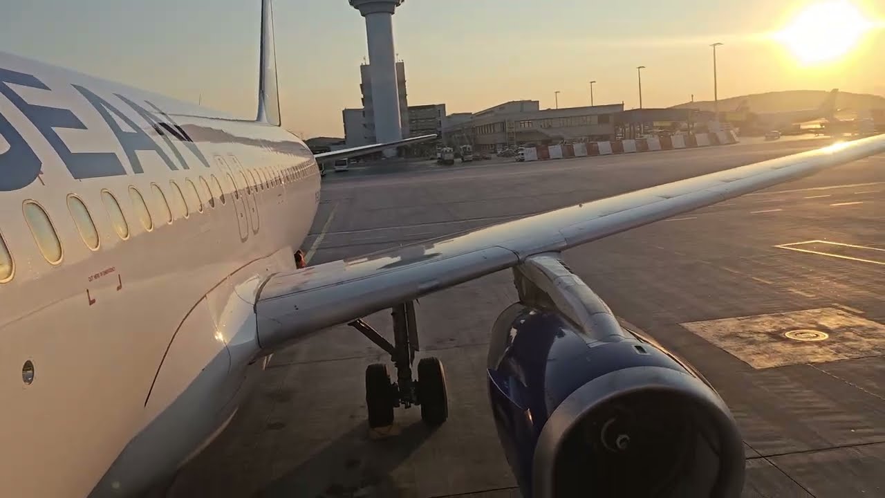 Aegean Airlines Business Class | Airbus A320 | Flight A3331 Chania - Athens