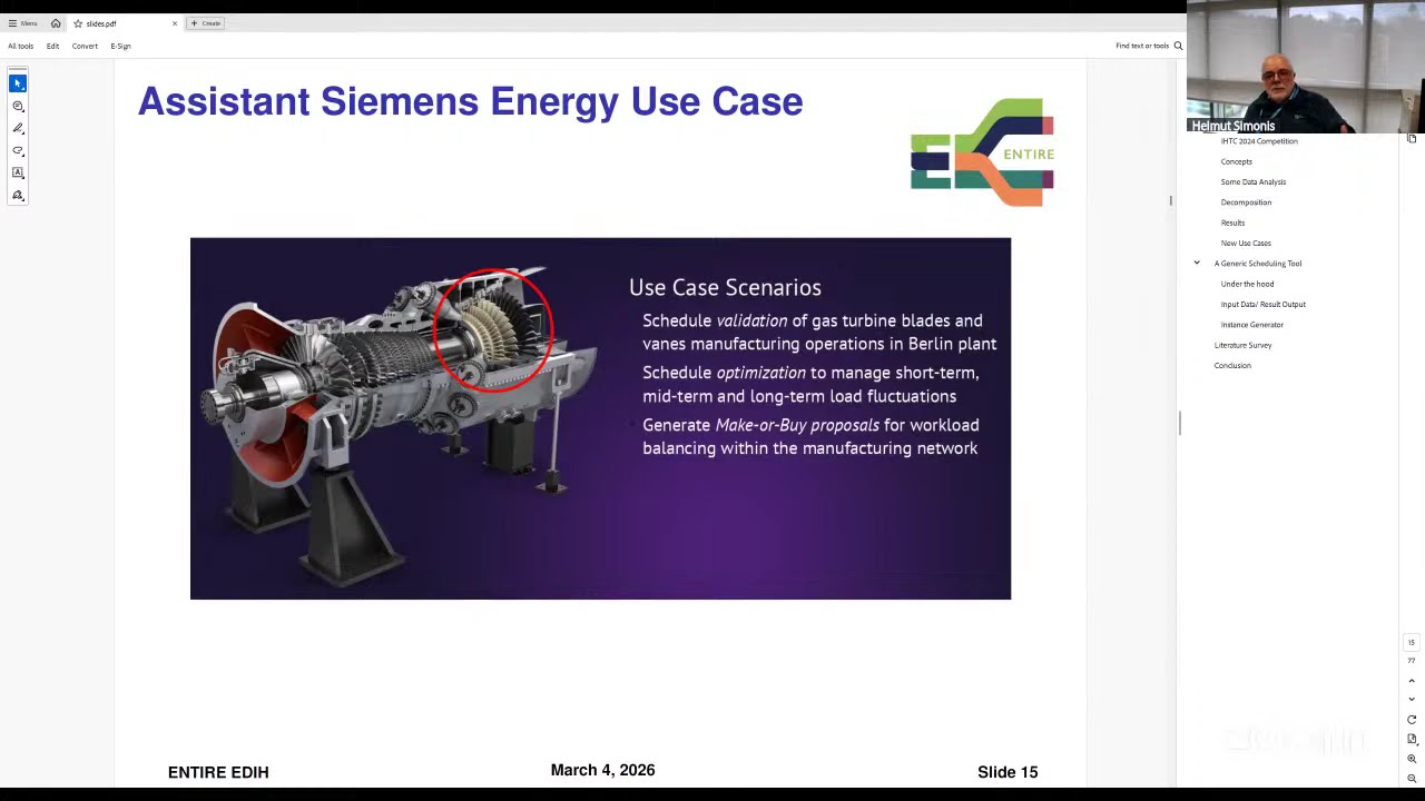 Helmut Simonis (Insight Centre, UCC) | March 4 | Constraint Based Scheduling: A User Perspective