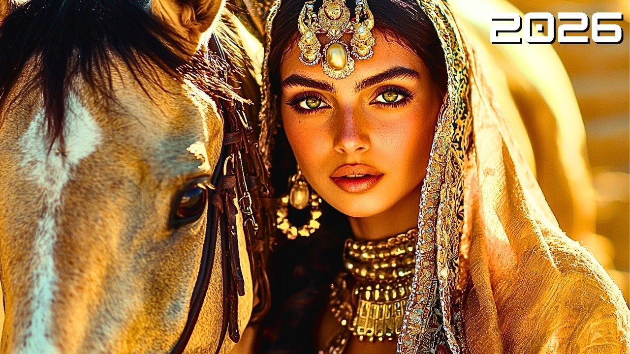 Музыкальное сопровождение на арабском языке - Небесный горизонт над Сахарой: эмбиентная пустынная...