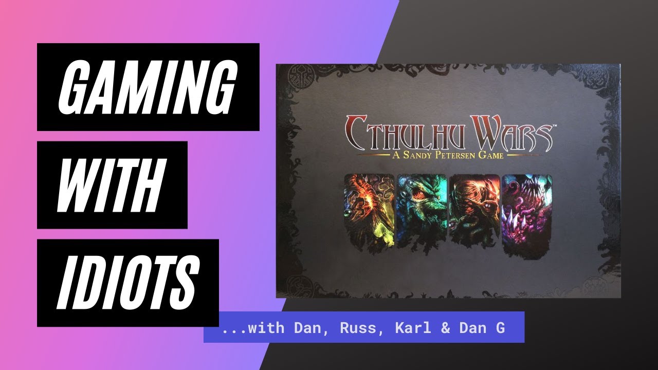 Cthulhu Wars | 4 Player | Full Playthrough | Tabletop Simulator | 2021-01-04