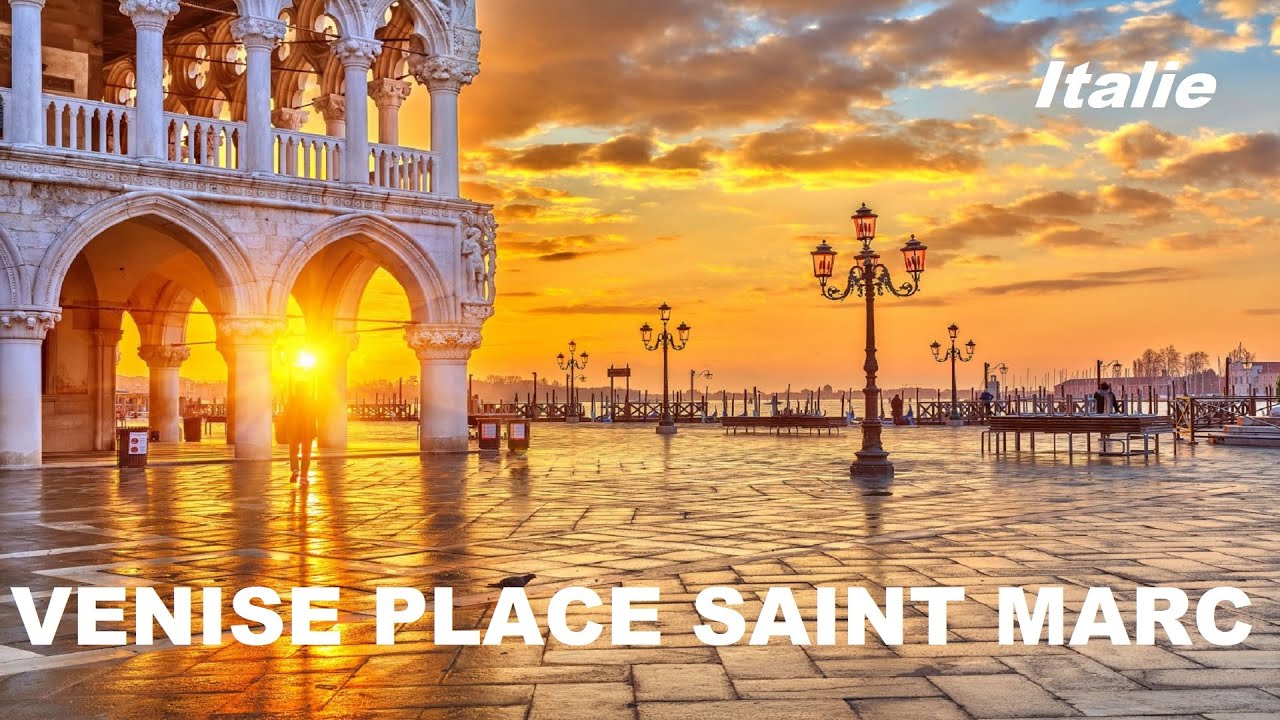 PLACE SAINT MARC DE VENISE Visite guidée du Palais des doges de la basilique ...
