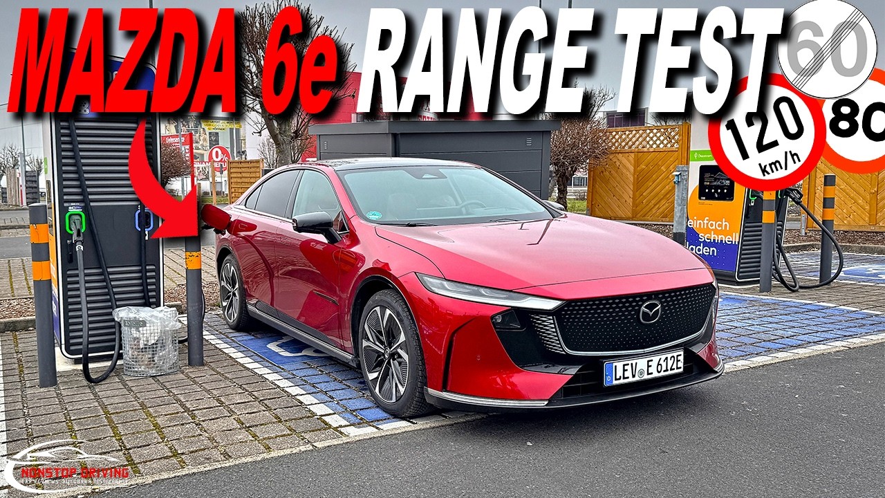 Mazda 6e | Range Test 100km/h vs 120km/h vs 140km/h vs Top Speed | Autobahn
