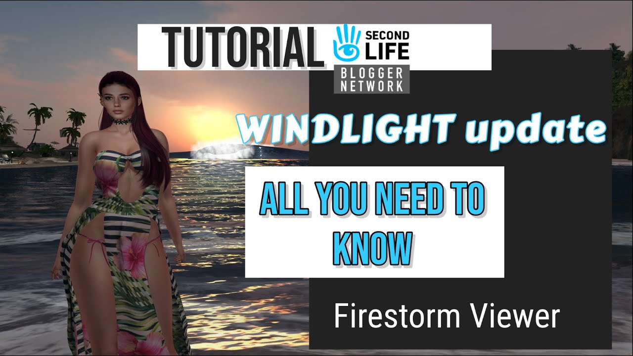 SECOND LIFE 2021 | Как использовать EEP (НОВУЮ СРЕДУ WINDLIGHT) | FIRESTORM VIEWER #SecondLIfe