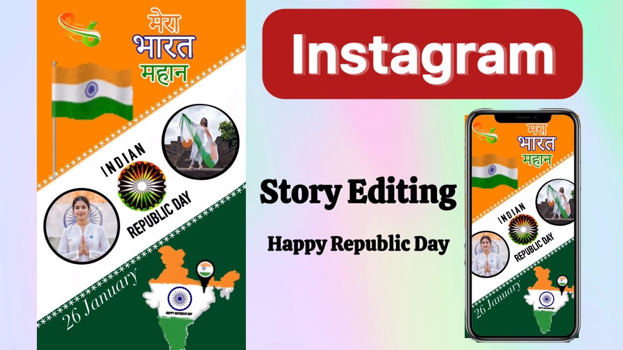 Happy Republic Day Status | 26 January 2026 | Instagram Story Editing Tutorial