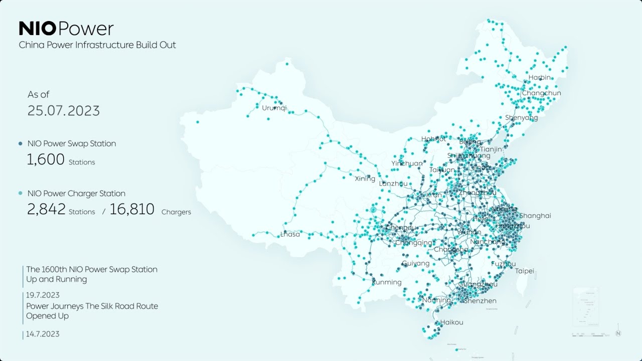 The 1,600th NIO Power Swap Station Up and Running
