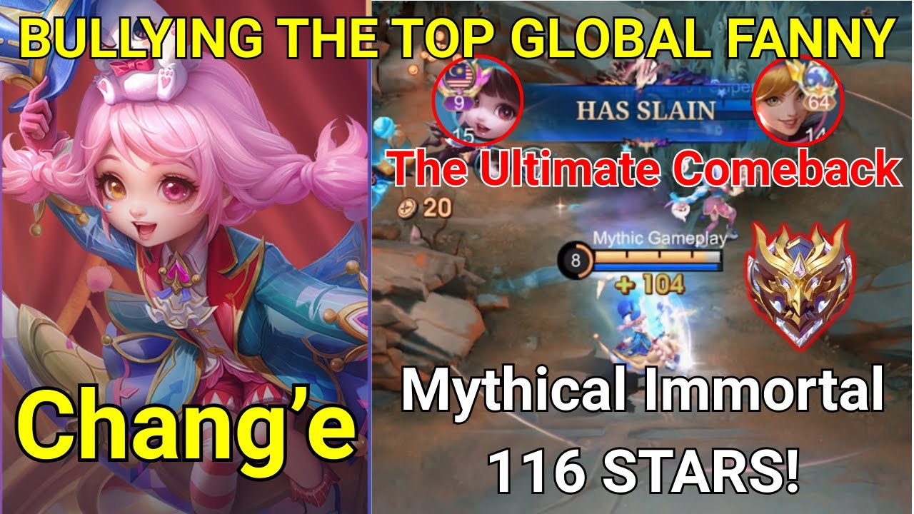 Bullying a Top Global Fanny as Chang'e (They Targeted Me Early Game) | MLBB #mobilelegends