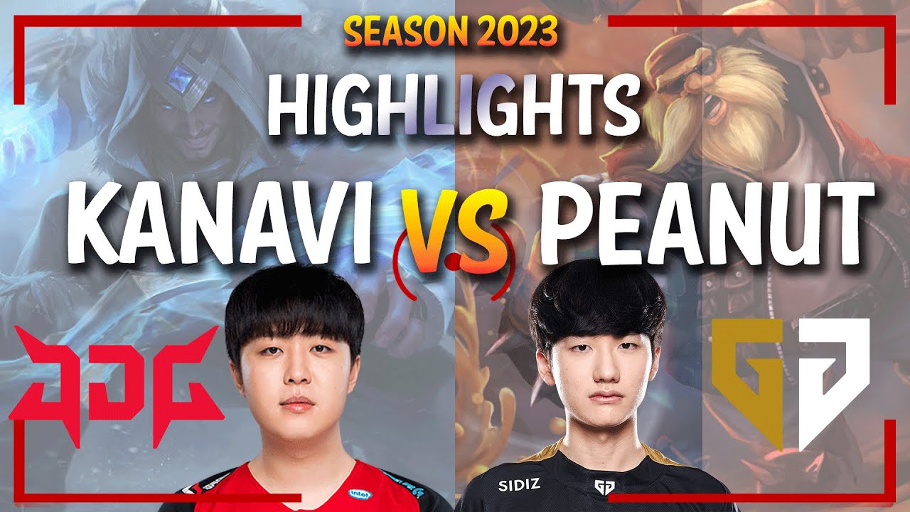 JDG Kanavi vs Gen Peanut - HIGHLIGHTS - Kanavi SYLAS vs Peanut GRAGAS