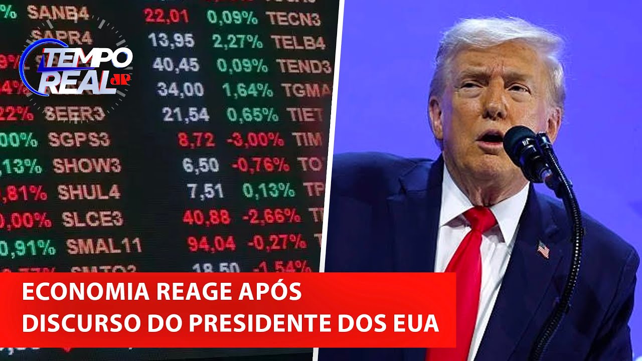 Brasil renova recorde na bolsa após discurso de Trump sobre Groenlândia | TEMPO REAL