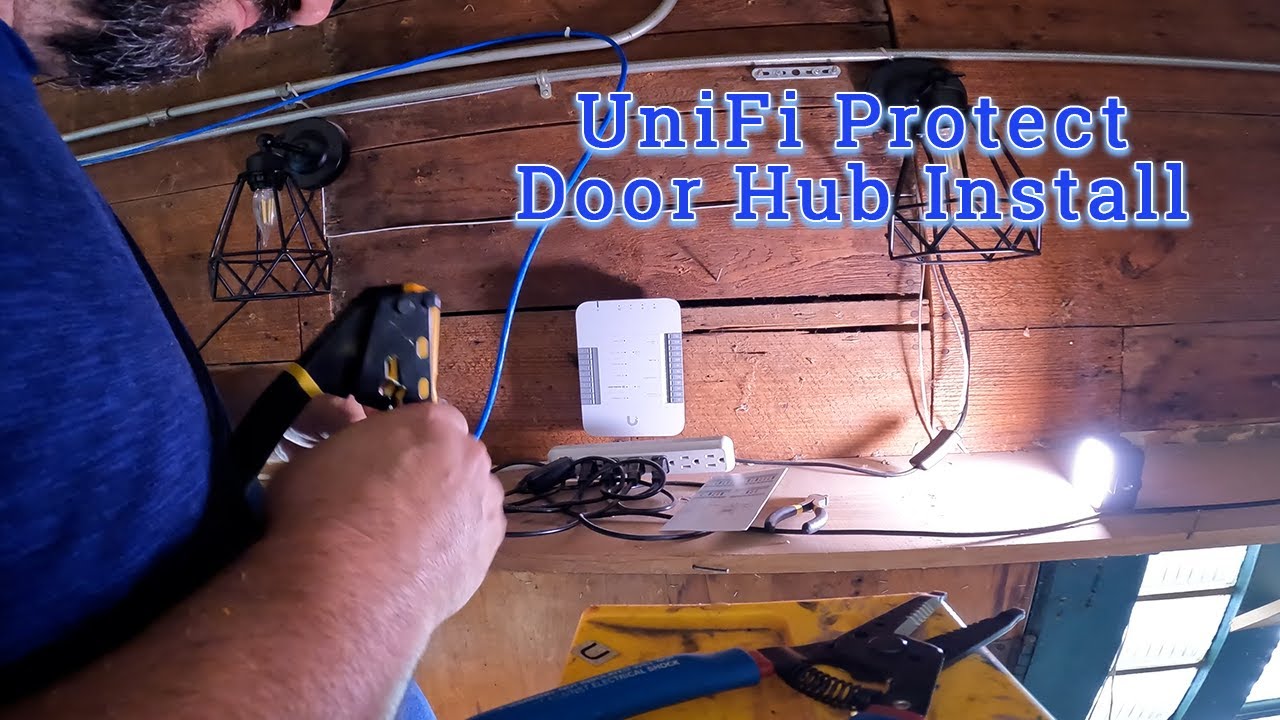 Installing a Unifi Protect Door Hub and Lobby Camera