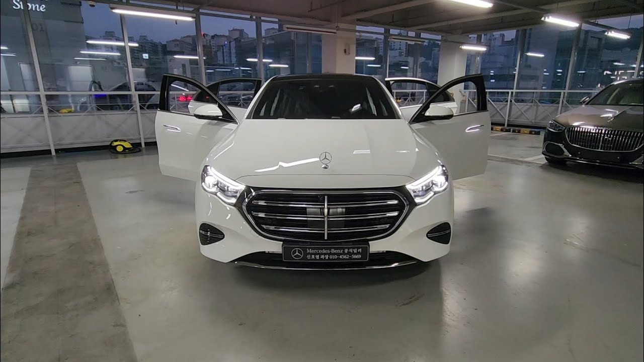 25년식 벤츠 E300 Ex 외부 내부 둘러보기