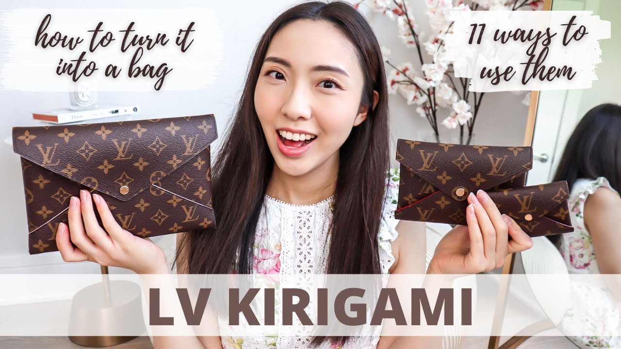 Сумка-кошелек Louis Vuitton Kirigami Pochette: обзор, что подходит и 11 способов использования, к...
