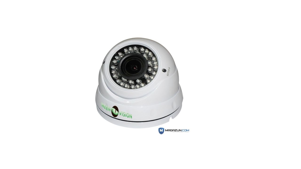 Распаковка MHD камеры наблюдения Green Vision GV-052-GHD-G-DOA20-30 1080Р