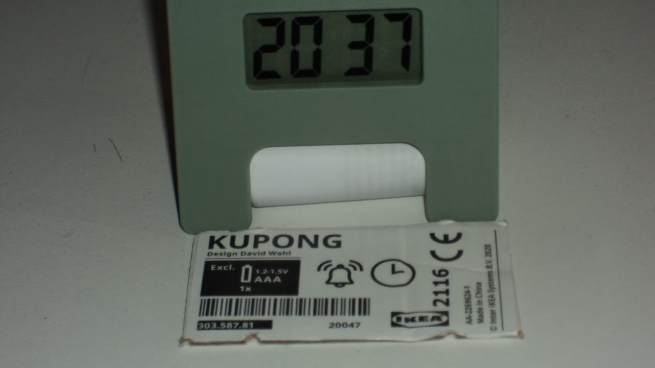 reloj Kupong ikea