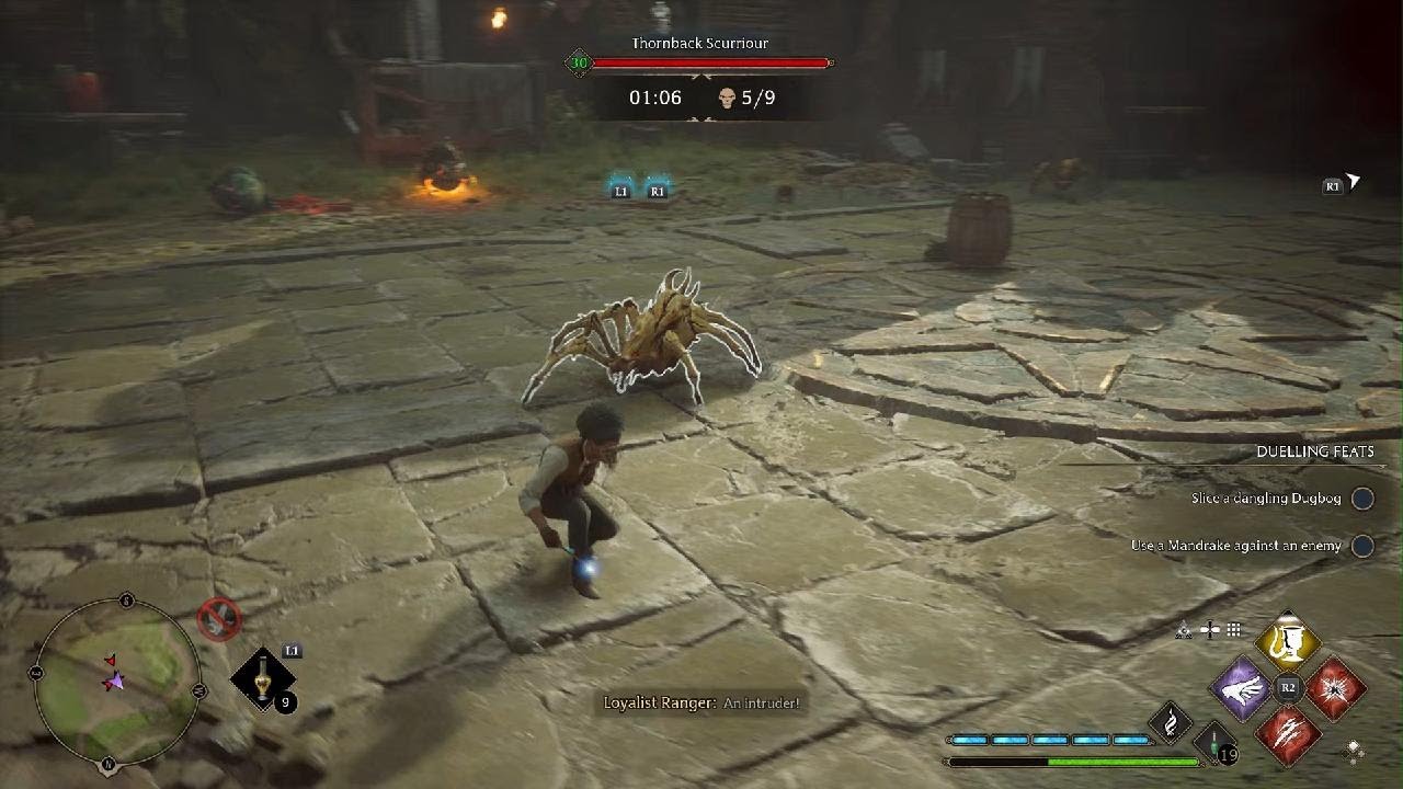 Hogwarts Legacy South Battle Arena Hard No Dark Arts No Ancient Magic